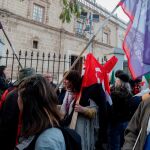 Protesta convocada por el SAT / Foto: Efe