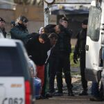 Algunos de los detenidos por la Guardia Civil