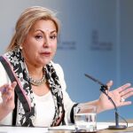 La vicepresidenta de la Junta, Rosa Valdeón, informa de los acuerdos aprobados en el Consejo de Gobierno