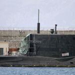Imagen del submarino de la Royal Navy "HMS Ambush"de propulsión nuclear británico, que recaló en el Peñón el pasado mes de julio.