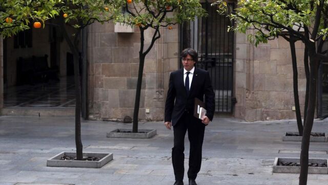 El presidente de la Generalitat, Carles Puigdemont.