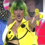 Ana Morgade imitando a Katy Perry
