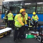 Atropello en el cruce de Príncipe de Vergara con María De Molina / Twitter Emergencias madrid