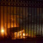 En los disturbio resultaron heridos once policías