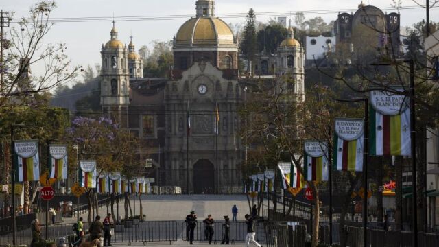 La Basílica de Guadalupe, preparada para recibir al Papa