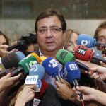 El presidente extremeño, Guillermo Fernández Vara