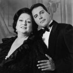 Montserrat Caballé y Freddy Mercury
