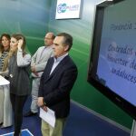 Mestre junto a Gabriel Amat, Ana Carmen Mata, Fco. J. Márquez y Juan Bueno