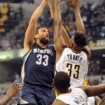 Marc Gasol (33), durante el encuentro.