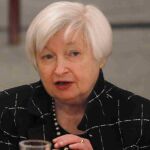 Janet Yellen, en un acto hoy en Chicago.