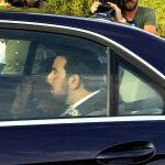 El novio llegando a la ceremonia
