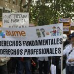 Manifestación de militares