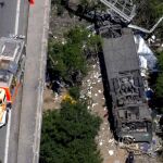 El autobús accidentado