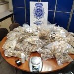 Alijo de drogas sintéticas, MDMA, incautado en una de los dos operaciones llevadas a cabo hoy por la Policía Nacional