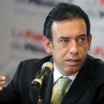 En la foto, tomada el 4/7/2011 en México, Moreira durante una reuda de prensa