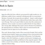 «The New York Times» pide al PSOE que deje gobernar a Mariano Rajoy