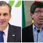 Javier Ortega Smith y Juan Marín.