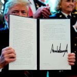 Trump muestra su veto a la resolución del Congreso