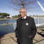 El abuelo de Marta de Castillo en el lugar donde se hará una nueva búsqueda