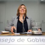 La consejera y portavoz Milagros Marcos da cuenta de los acuerdos alcanzados en el Consejo de Gobierno