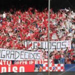 Imagen de archivo de aficionados del Atlético de Madrid