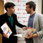 Los responsables de Save the Children presentaron el informe “Renta mínima de inserción y pobreza infantil en Andalucía” /Foto: Manuel Olmedo