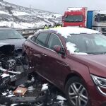 El accidente que se ha producido a primera hora de la tarde en la autovía del Norte (A-1)