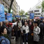 Manifestación de afectados por la estafa de Forum y Afinsa