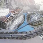 Figuración de la propuesta de ARC Resorts para el edificio de los Docks ubicados en la Marina Real de Valencia