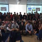 Los protagonistas de la jornada taurina futbolera junto a todos los presentes en el acto