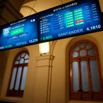 La Bolsa de Madrid durante la sesión de hoy / Efe
