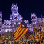 Los secesionistas se manifestaron el pasado sábado en Madrid