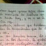 Carta manuscrita de Luciana