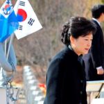 Imagen de archivo de la expresidenta surcoreana Park Geun Hye
