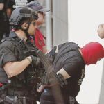 Momento de la detención del acusado