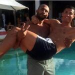 Cristiano ronaldo con Badr Hari