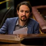 El secretario general de Podemos, Pablo Iglesias / Foto: Alberto R. Roldán