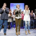 Aguirre y Cifuentes participaron, junto a Pablo Casado y el alcalde de Alcorcón, en un acto con el que dieron el pistoletazo de salida a la pre campaña del PP de Madrid