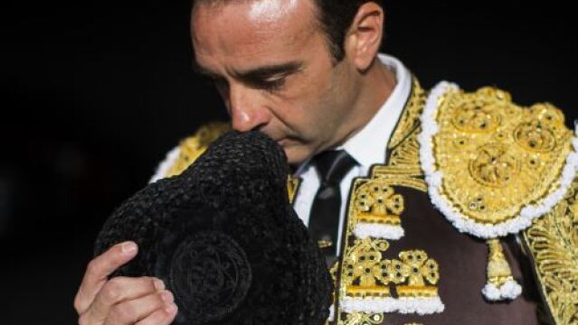 Enrique Ponce, ayer, antes de torear en Illescas