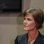 Fotografía de archivo fechada el 1 de diciembre de 2014 que muestra a la fiscal Sally Yates durante una reunión con el entonces fiscal general Eric Holder, en Atlanta, Georgia (EE.UU.)