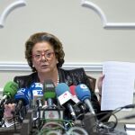 La Fiscalía no ve indicios de delitos en los gastos de representación de Rita Barberá