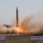 Imagen de archivo de un misil de gran alcance "Shahab 3"