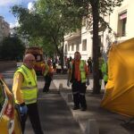 Los servicios de emergencia en el lugar del suceso