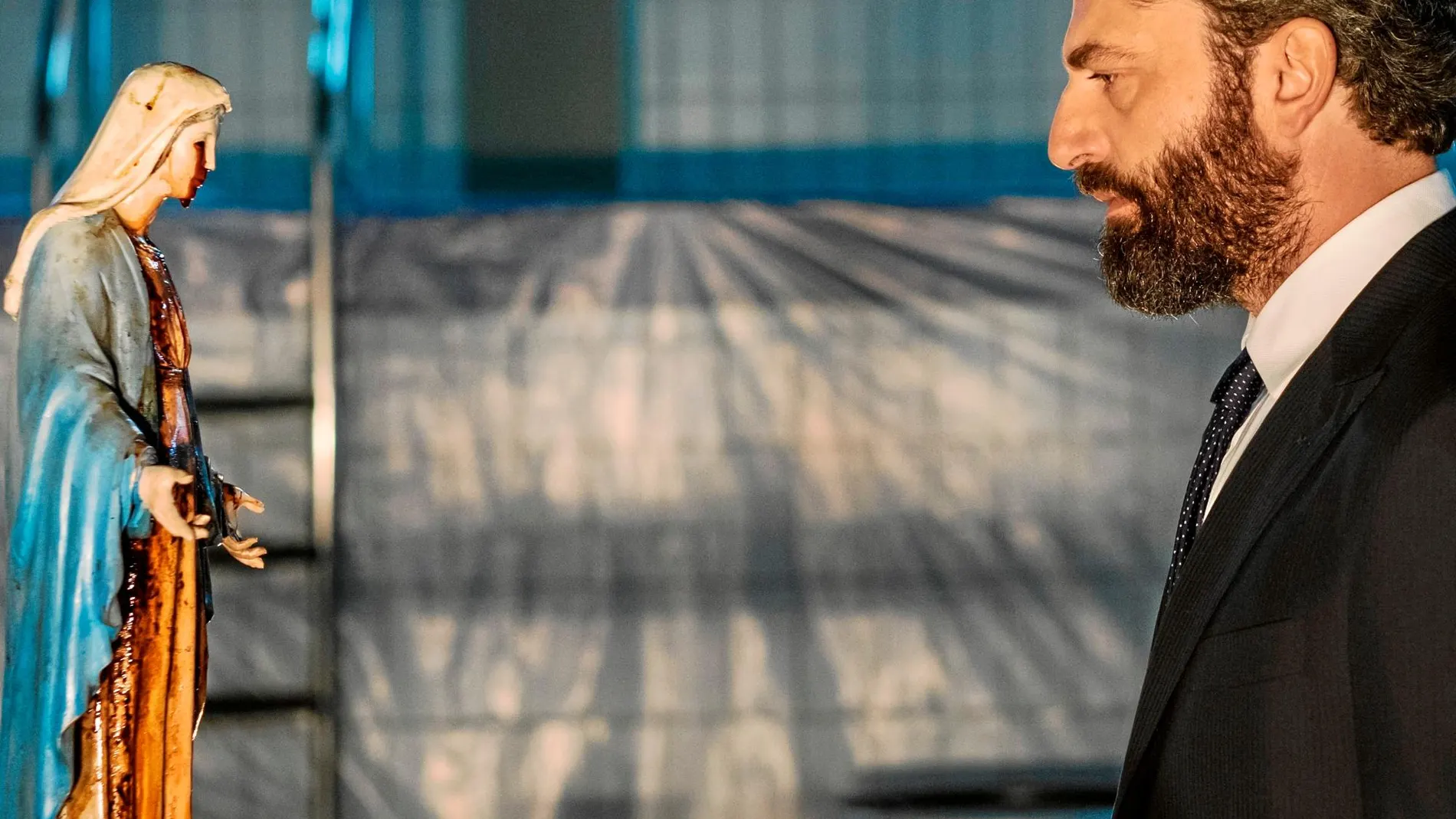 El actor Guido Caprino, en la imagen, interpreta al primer ministro italiano
