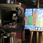 Fotografía facilitada por el Instituto Cultural de Google de la ‘Art Camera’, un dispositivo creado en su laboratorio parisino, cuyo uso adentra al ojo humano en detalles como el grosor de la pincelada o la conservación del lienzo, una nueva apuesta por acercar la cultura a través de internet.