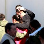 Imagen de los padres de Julen tras el funeral de su hijo