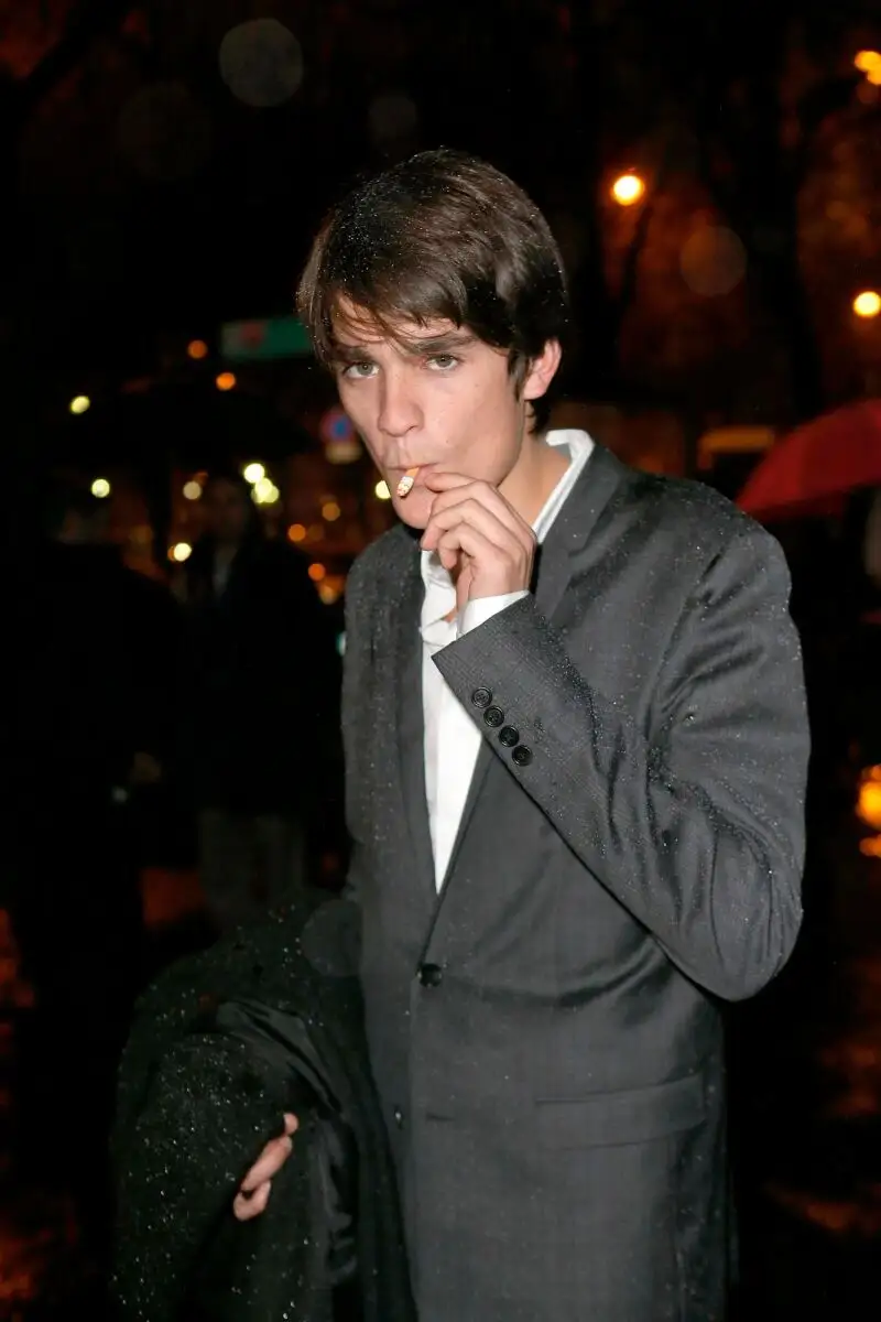 Alain-Fabien Delon, durante la presentación de «Miss Dior» en el Grand Palais de París