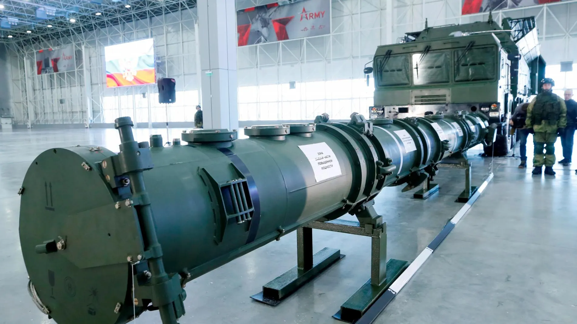 Uno de los nuevos misiles nucleares rusos