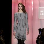 Imagen del desfile de Hervé Léger el viernes en Nueva York