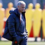 Mourinho se entrenó en Manchester antes de viajar a Vigo